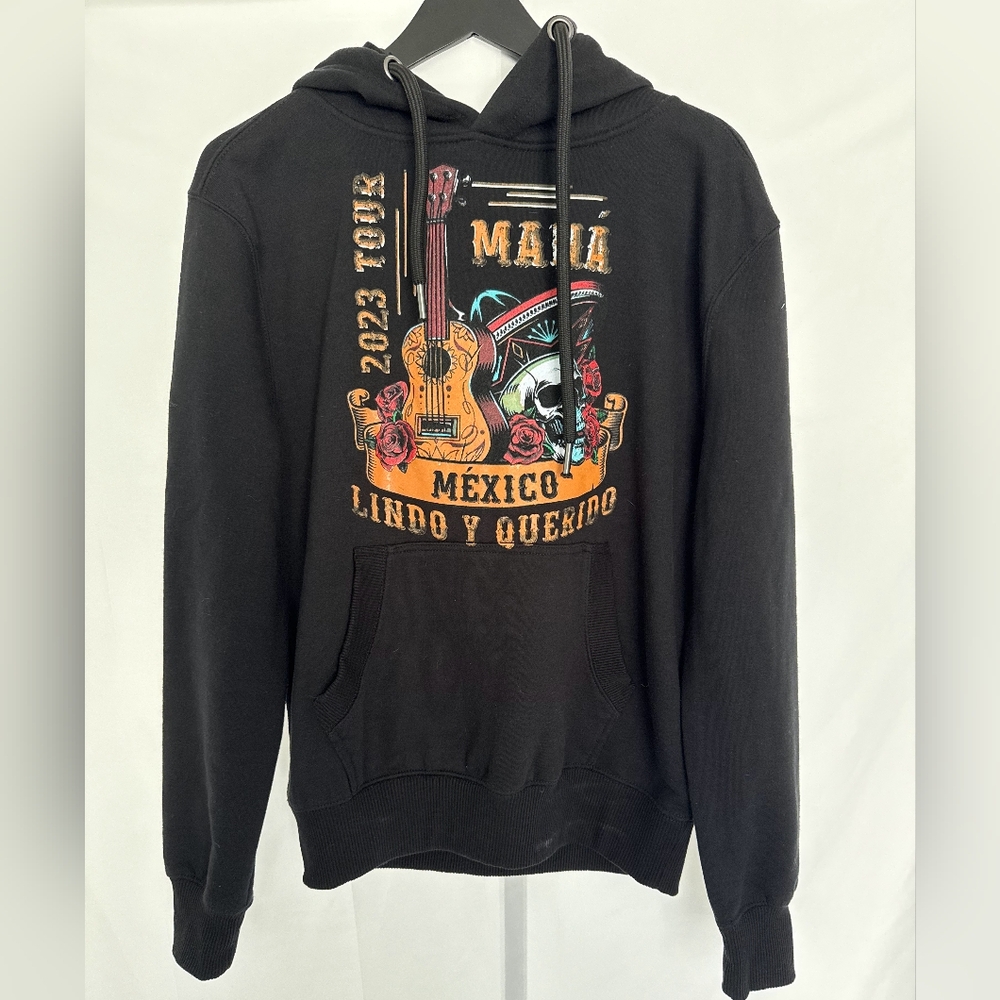 Maná 2023 Mexico Tour Graphic Hoodie Unisex Size Small